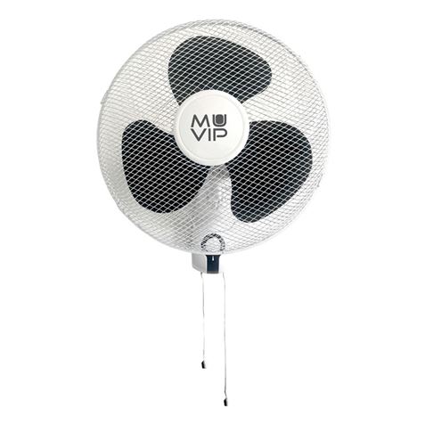 Muvip Ventilador De Pared - 45W - 3 Velocidades - Color Blanco