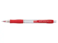 Pilot Portaminas SuperGrip H185 - Trazo 0.5mm - Mina HB - Cuerpo Rojo