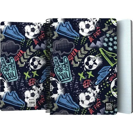 Grafoplás Cuaderno Espiral Folio 80H 4X4Mm 90Gr Tapa Pp Bits&Bobs Match