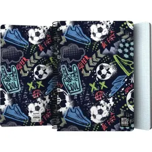 Grafoplás Cuaderno Espiral Folio 80H 4x4mm 90gr Tapa PP Bits&Bob Match
