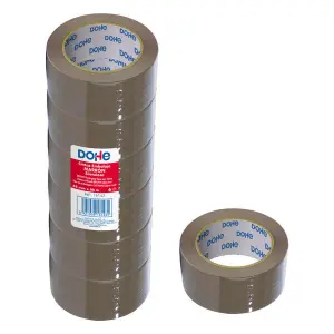 Dohe Precinto Silencioso de Polipropileno 48mm x 66m Color Marrón