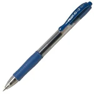 Pilot Bolígrafo Retráctil Tinta de Gel G-2 0.7 Azul