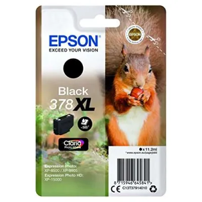 Epson 378XL Cartucho de Tinta Negro Original