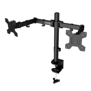 Nilox Soporte De Mesa Giratorio 2 Brazos Para Monitor Hasta 32" 8Kg Negro
