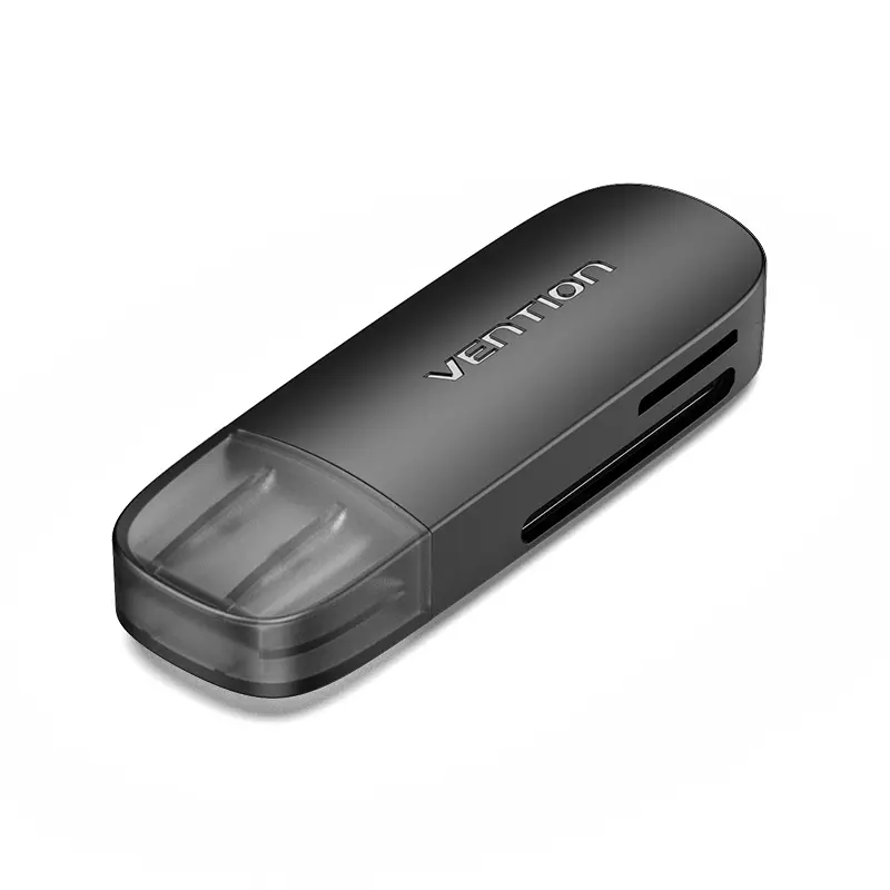 Vention Lector de Tarjetas Externo USB 2.0 - Color Negro