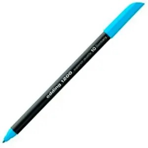 Edding Rotulador 1200 Punta Fina Azul Claro