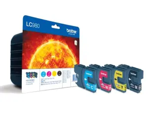 Brother Tinta Pack 4 Colores BK/C/M/Y para DCP-145C/165C/195C/197C/375CW y MFC-250C/255CW/290C/295CN