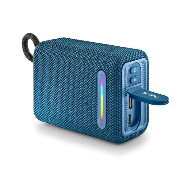 Ngs Roller Furia 1 Altavoz Bluetooth 15W Tws - Autonomia Hasta 9H - Resistencia Al Agua Ipx6 - Color Azul