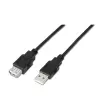 AISENS CABLE USB 2.0 TIPO A/M - A/H NEGRO 1,8M
