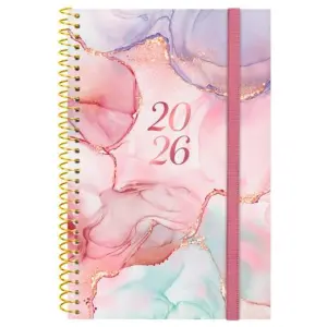 Finocam Agenda Espiral Design Collection E5 117x181mm Tapa PP Goldy 2026
