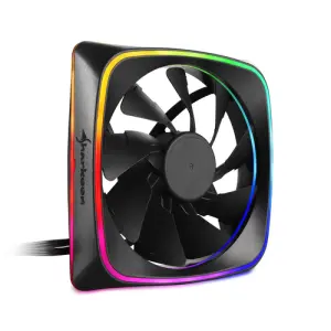 Sharkoon RGB SHARK Lights Ventilador 12 cm Negro para Carcasa de Ordenador