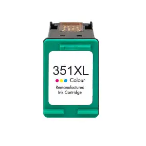 HP 351XL Color Cartucho de Tinta Remanufacturado - Reemplaza CB338EE/CB337EE