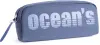Oceans Wave Estuche de 1 Cremallera con Tirador Ergonómico Color Azul