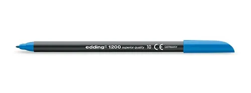 Edding Rotulador 1200 Punta Fina Azul Claro