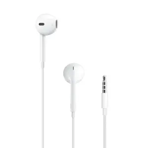 Apple EarPods Auriculares Binaurales con Micrófono y Control de Volumen Jack 3.5mm Blanco