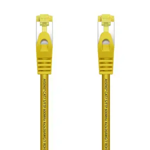 Aisens Cable de Red RJ45 LSZH Cat.7 600 MHz S/FTP PIMF AWG26 - 0.5M - Amarillo