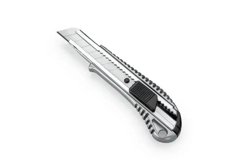 Dahle 10885 Profesional Cuter Con Cuchilla De 18Mm - Cuerpo Metalico - Mecanismo Automatico De Bloqueo - Guia Metalica