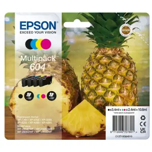 Epson 604 Pack de 4 Cartuchos de Tinta Originales para Impresoras