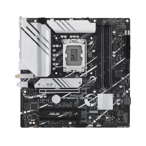 Pb Asus Prime B760M-A Wifi D4 M-Atx Skt 1700 12º/13º Gen 4Ddr4 320Mhz Displayport Hdmi 2M.2X4 Glan2.5Gbs Usb-C Usb3.2