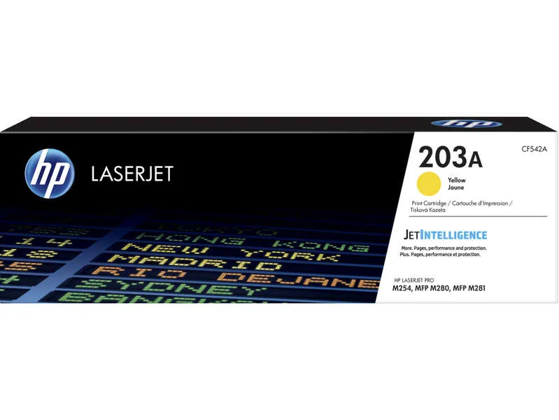 HP Tóner Amarillo LaserJet Nº 203A para M254 y M280