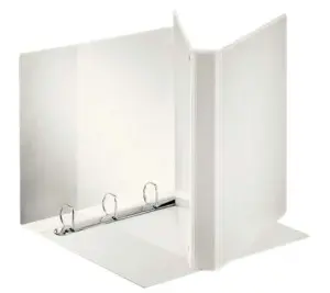 Esselte Carpeta Canguro A4 4 Anillas 25mm - Capacidad 230 Hojas - Color Blanco