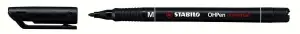 Stabilo OHPen Rotulador Permanente Punta Media 1mm Color Negro Agarre Antideslizante