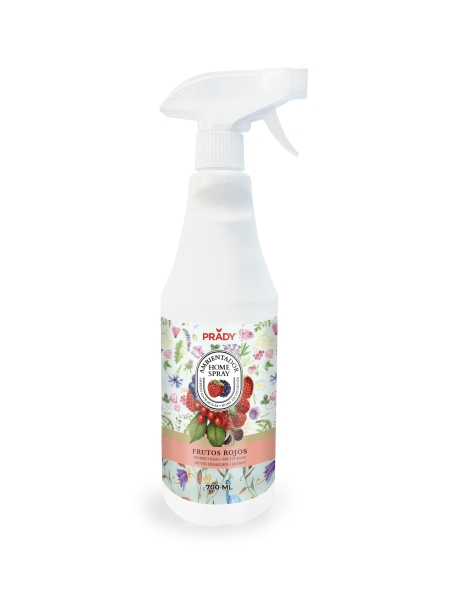 Prady Ambientador Home Spray Frutos Rojos - Frasco De 700 Ml - Spray Pulverizador