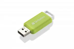Verbatim Pendrive V Databar 32GB Hi-Speed Retráctil USB 2.0 Verde