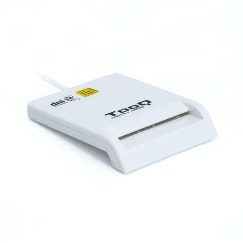 TOOQ TQR-210W Lector Externo DNIE USB 2.0 Blanco con Alta Compatibilidad