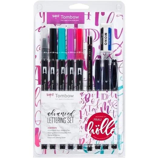 Tombow Set Lettering Avanzado Estuche