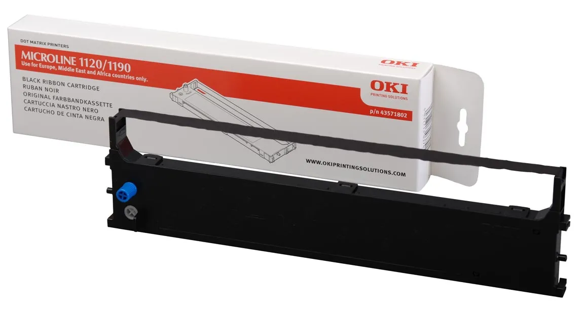 OKI ML1120/ML1190 Negra Cinta Matricial Original - 43571802