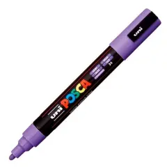 POSCA MARCADOR  PC-5M NO PERMANENTE PUNTA FORMA DE BALA 1,8 - 2,5 MM LILA