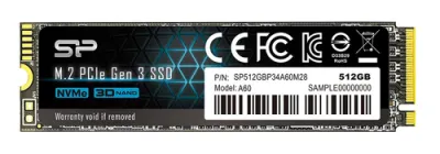 Sp P34A60 512Gb Ssd M.2 Pcie Gen3X4 Nvme