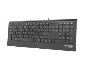 NATEC Barracuda Teclado Universal USB QWERTY Español Negro