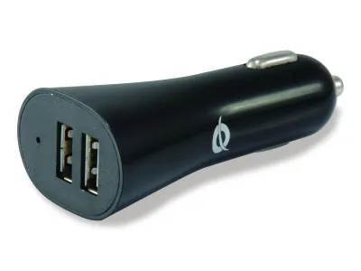 Cargador De Coche Conceptronic 5V 2X Usb Para Coche 12/24V 4.2A