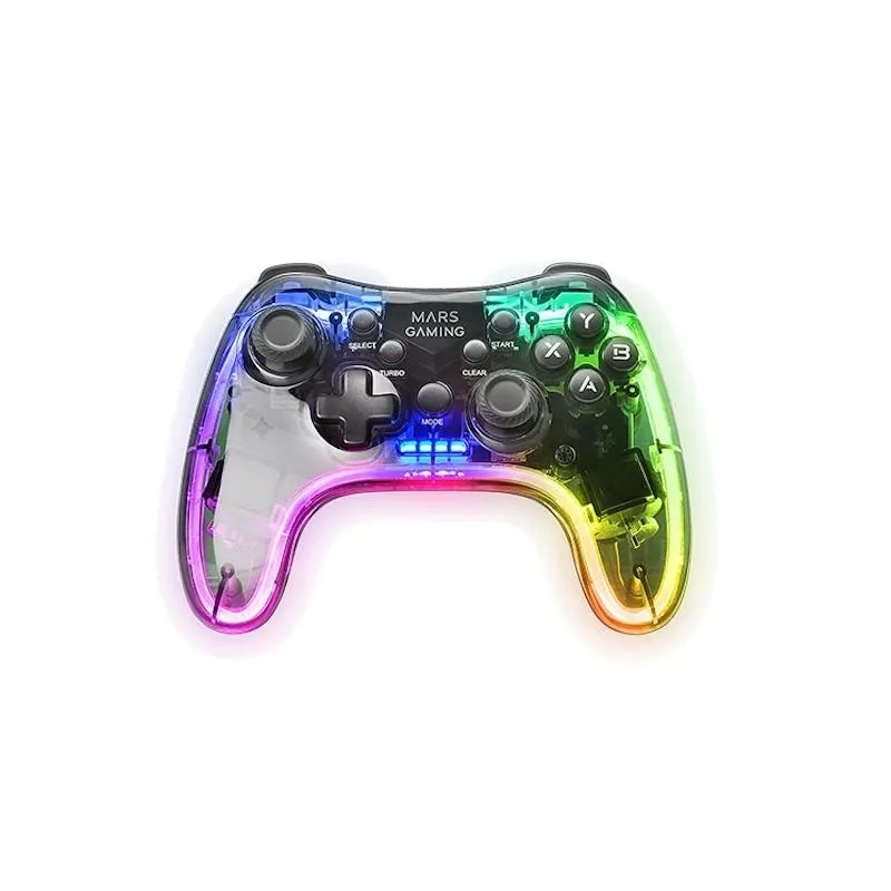 Mars Gaming Gamepad Inalámbrico MGP-24 con Conexión USB-C y RGB