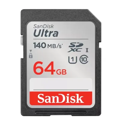 SanDisk Ultra 64GB SDXC Memory Card 120MB/s Class 10 UHS-I