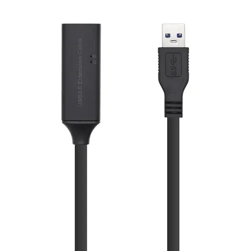 Aisens Cable Extensión USB 3.0 Prolongador Tipo A Macho a Tipo A Hembra 10 Metros