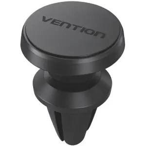 Vention Soporte Magnético para Smartphone de Coche - Fijación con Pinza - Aluminio y Silicona - Negro