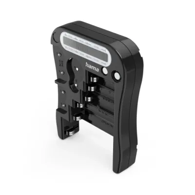 Hama Comprobador Universal de Pilas y Baterías con Pantalla LCD Color Negro