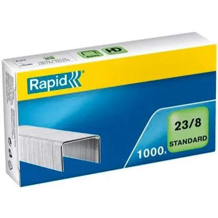 Rapid Grapas Estándar 23/8 Galvanizadas -Caja De 1000-