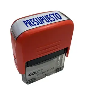 Colop Sello Printer C20 Formula Presupuesto Almohadilla E/20 14x38mm Azul