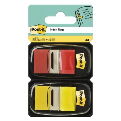 Post-it Index Pack 2 Dispensadores 100 Marcadores Reposicionables Colores Surtidos