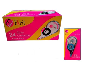 Ekrit Cinta Correctora 5mm x 12m Blister