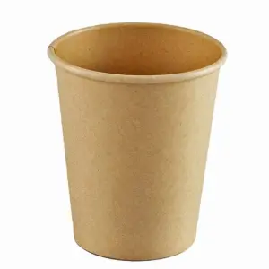 Vaso De Papel Kraft 7 Oz 200 Ml - Paquete De 50 Unidades