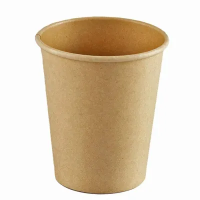 Vaso De Papel Kraft 7 Oz 200 Ml - Paquete De 50 Unidades