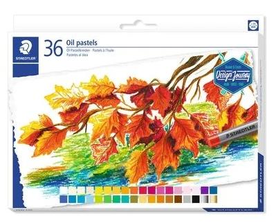 Staedtler Ceras Blandas Pasteles Al Óleo 70Mm Colores Surtidos Estuche 36 Ud