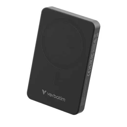 Verbatim Cargador Inalambrico Power Bank 10K Mah 1Xusb-C Negro