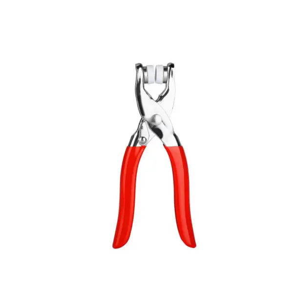 XO TS10 Tenaza Grimpadora y Perforadora Manual para Colocación de Botones - Rojo