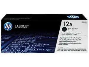 HP Toner Negro LaserJet 12A Compatible con Modelos 1010/1012/1020/1015/3015/3020/3030